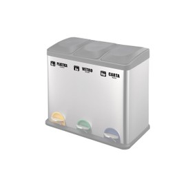 Readyprint Pack of 5 Stickers for Waste Separation 148 x 42 mm 148 x 42 mm Transparent Bianco