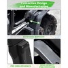 SAUTVS Extended Rear Fender Flares Compatible with Honda Pioneer 700-4
