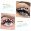Beavorty 4 Pairs Glitter Sequins False Eyelashes Set for Christmas
