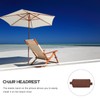 GANAZONO Deck Chair Headrest Pillow Ergonomic Chair Support Cushion for