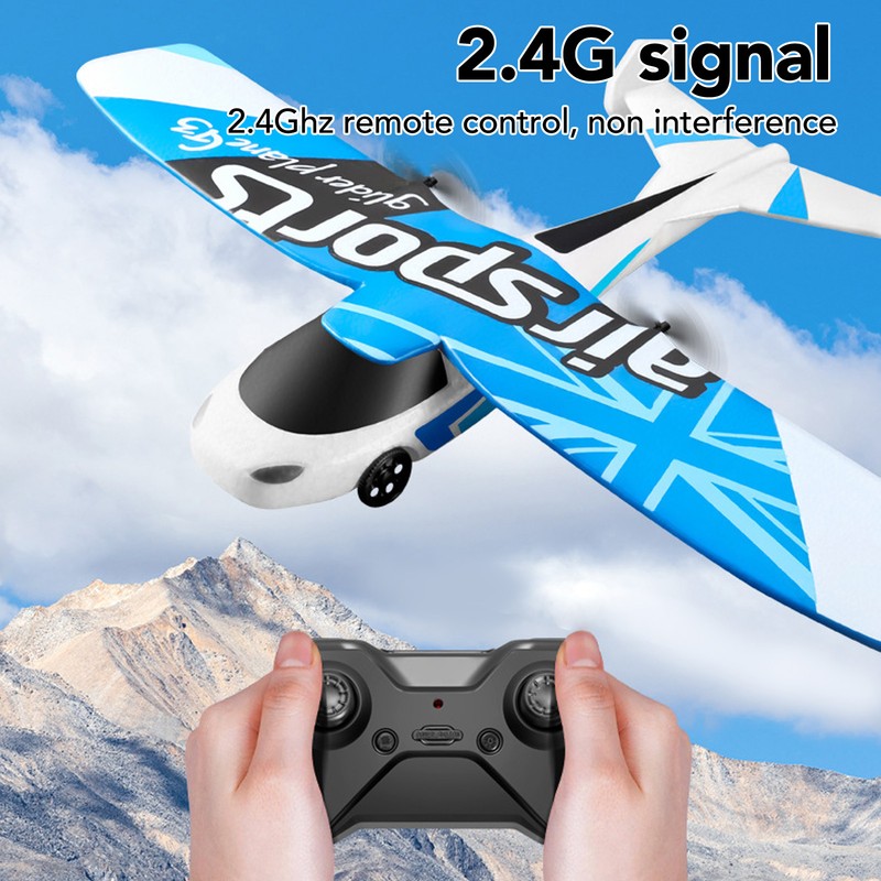 RC Airplane 2.4Ghz EPP Plastic Remote Control Aircraft Glider with