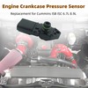 Narcilors Engine Crankcase Pressure Sensor Replacement for Cummins ISB ISC
