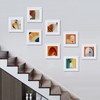 HEART ART 10x10 White Picture Frames set of 9, Display
