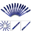 WONOLO 12PCS 0.5mm Erasable Pen Blue Gel Ink Roller Ball