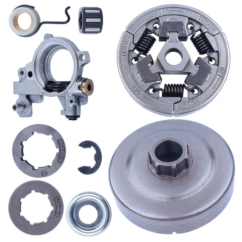 For STIHL Clutch Drum Rim Sprocket Oil pump For Stihl