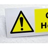 Caution Hot Water Warning Sticker Waterproof Outdoor Vinyl Sticker 150