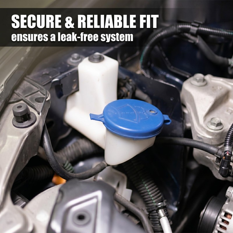 QEXUJOW Fuel Cap, 3 Pack Windscreen Washer Fluid Reservoir Caps,