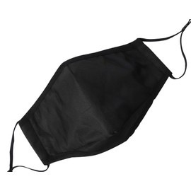 Komonee 4 Ply Winter Washable Reusable Black Face Mask Dustproof Cloth Mouth Cover Covering For Men Women Outdoors Cycling Ski Protection (Pack Of 10)