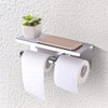 Wall Mounted SUS 304 Stainless Steel Double Roll Toilet Paper