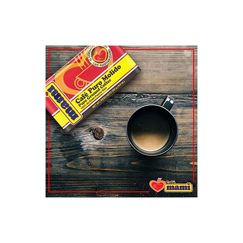 Cafe MAMI, 100% Puerto Rican Premium Ground Coffee 8.8oz -