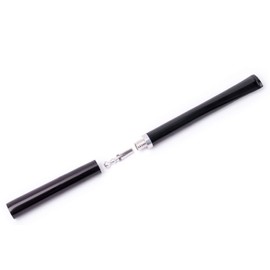 Zigarettenspitze, 13 cm, Metallkühlungsfilter innen, wahlweise in Regular, Slim oder Extra Slim Größe, ideal für handgerollte Zigaretten (EXTRA SLIM, Schwarz)