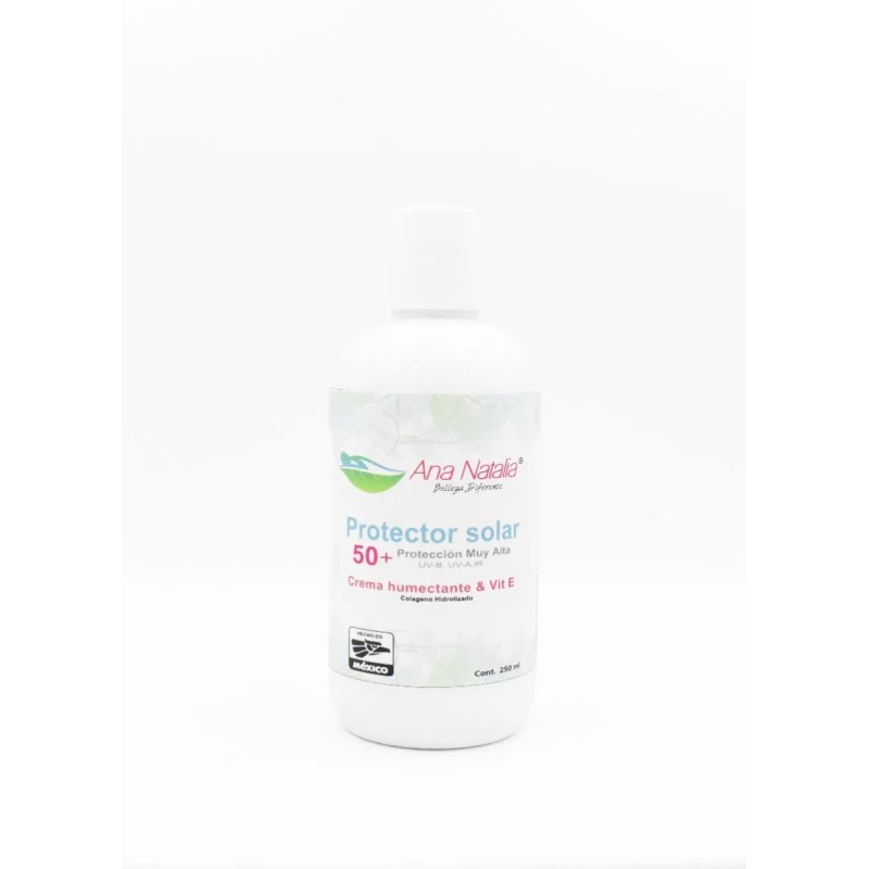 Ana Natalia Filtro Solar 50+ En Crema 250 Ml.