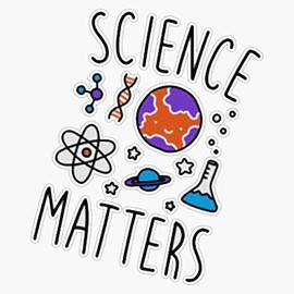 Magnet Science Matters Magnet Bumper Sticker Car Magnet Flexible Reuseable Magnetic Vinyl 5"