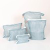Dulton Laundry Mesh Bag L Gray Green Fresh Packing and