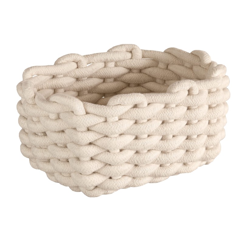 Kleine Wolke Fellone Natural Basket Length 14 cm Width 19