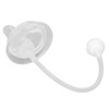 Bottle Nipple with Weighted Straw Duckbill Spout Transparent Soft Silicone