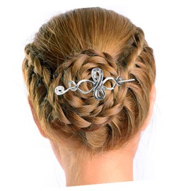 Baluue 2pcs Vintage Metal Hair Clip Elegant Hair Barrettes for Women for Weddings Daily Wear and Special Occasions for Updos and Chignons