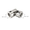 sourcing map 6mm to 6mm Rotatable Universal Steering Shaft Coupler