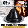VIVIDA #3 EPDM Metal Roof Pipe Flashing Boot, Flexible Roof