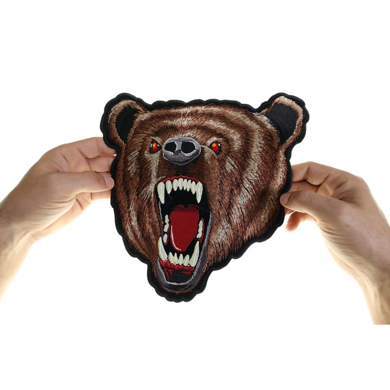 Bear Patch, Large Animal Patches for Jackets