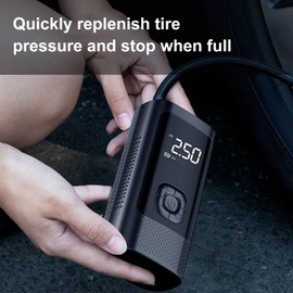 Car Tire Air Pump Portable - 3-150PSI Tire Air Pump | Cordless Inflator with LED Light for Motorcycle Auto Bike Ball