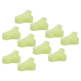 sourcing map Tent Rope Buckle Tensioner, Large Triangle Cord Adjuster for Camping Hiking Backpacking Travel, Fluorescent Green Pack of 40