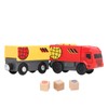 Remote Control Electric Train with Sound and Light Magnetic Connection