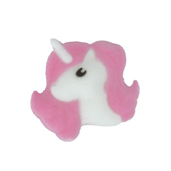 Item#38040 - Lovely Little Unicorn Molded Sugar Cake/Cupcake Decorations - 12 ct