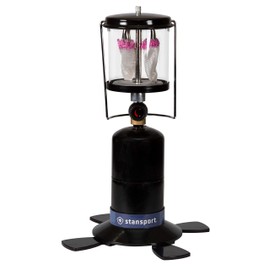 Stansport Double Mantle Propane Lantern (170),Black