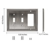 Henne Bery Sunken Pearls Heavy Duty Decorative Wall Plate Switch