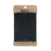 Minihope no-metal elastic hair ties, women's black thick large elastics,
