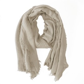 creazioni unique Bamboo Scarf Women's Made in Italy - Spring/Summer Accessory - Bamboo Scarf Women - Scarves & Scarves for Women, Clay