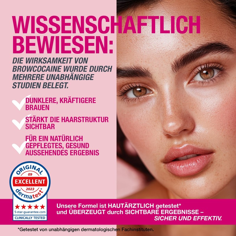 Browcocaine® Professional Eyebrow Serum Made with Love in Germany Svenja