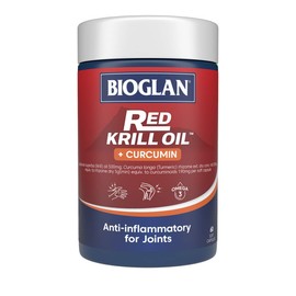Bioglan BG Red Krill Oil Plus Curcumin 60s, 0.13 Kilograms