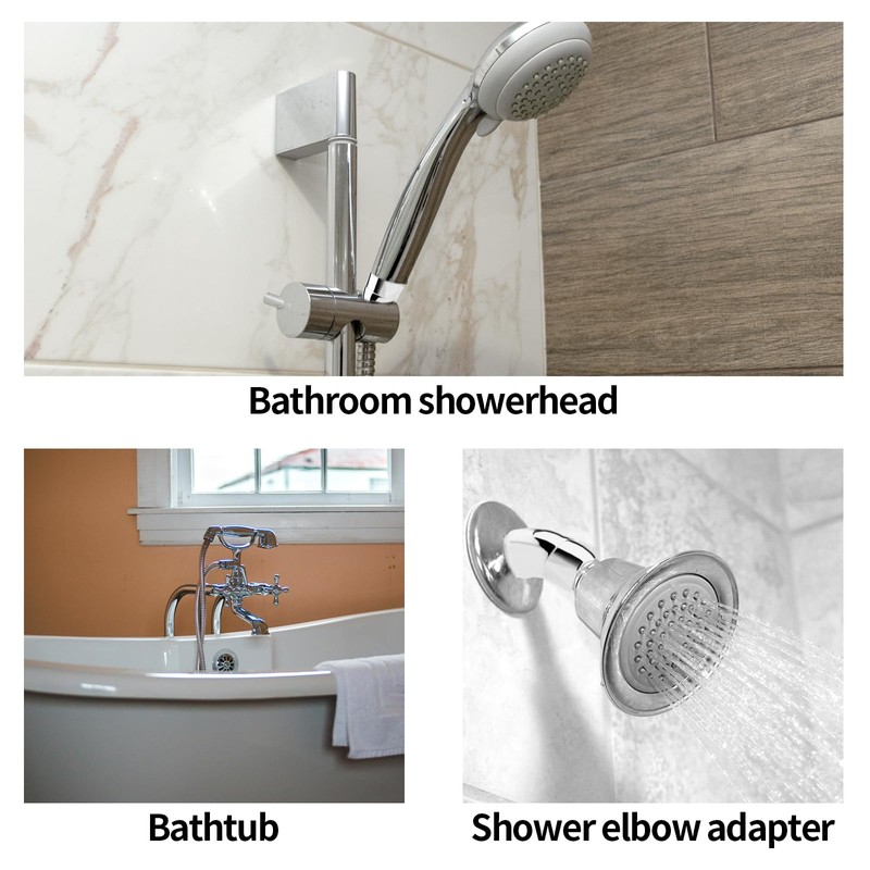 Shower Head Elbow Adapter, 135 Degree Solid Copper Spray Head