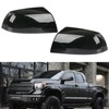 ABAGAEL A Pair Side Mirror Cover Caps With Clips Fit