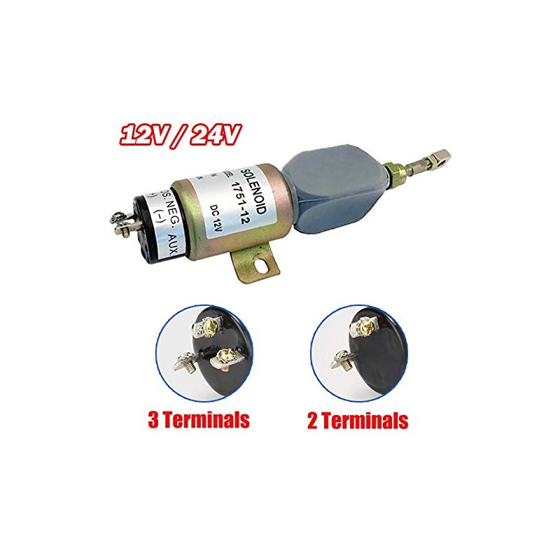 Shut Off Solenoid Diesel Fuel Valve Stop Solenoid for Diesel
