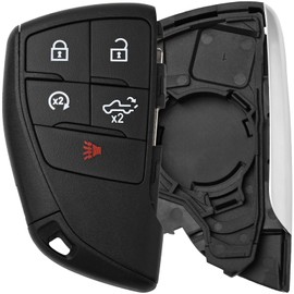 Sianxaido 13548437 Key Fob Shell Case Compatible with Silverado 1500 Silverado 2500 HD Silverado 3500 HD Sierra Sierra 1500 Sierra 2500 HD Sierra 3500 HD 2022-2024