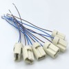 YODAVE Pack of 6 G9 lamp sockets, VDE socket, lamp