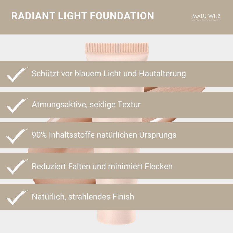Malu Wilz Radiant Foundation Liquid No. 20 Soft Medium 25