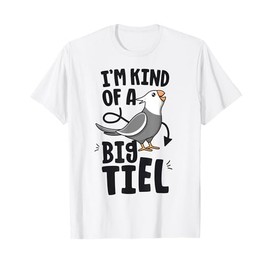 I'm Kind Of A Big Tiel White Face Cockatiel Parrot Birb T-Shirt