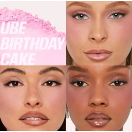 Huda Beauty Easy Bake Ube Birthday Cake Blurring Loose Baking & Setting Powder
