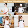 CAINCAY Chef Apron and Hat Set, Chef Apron Hat Set