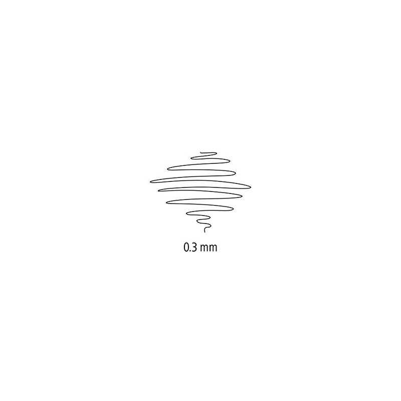Staedtler triplus Fineliner 334–201, triangular barrel, Metal-Encased tip, approx. 0.3