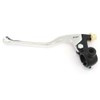 Motorcycle GP Clutch Lever Assembly w/Mirror Mounts - Black &