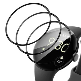 Haofun Pack of 3 TPU Film Compatible with Google Watch 3 41 mm Protective Film, Extremely Durable, Bubble-Free, Anti-Fingerprint Olie for Google Watch 3 41 mm