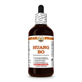 Huang Bo (Phellodendron Chinense) Dry Bark Tincture, Made in Hawaii, All Natural, Vegan, Pure Liquid Extract - 4 fl.oz