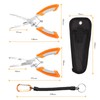 SPEEDWOX Fishing Pliers, Set of 2, Multi-functional, Fish Pliers, Fishing