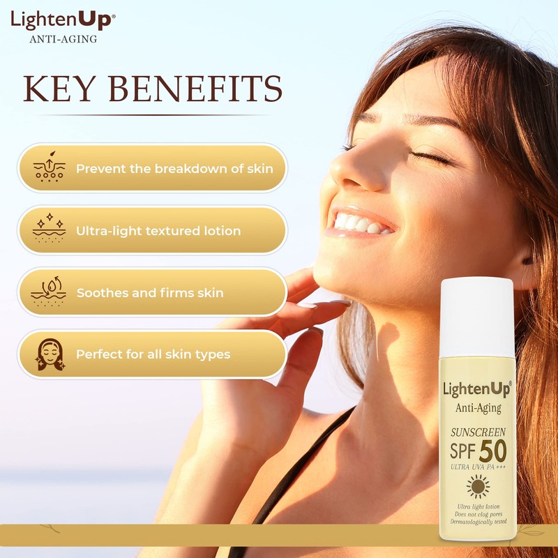 LightenUp Anti-aging Sunscreen SPF 50