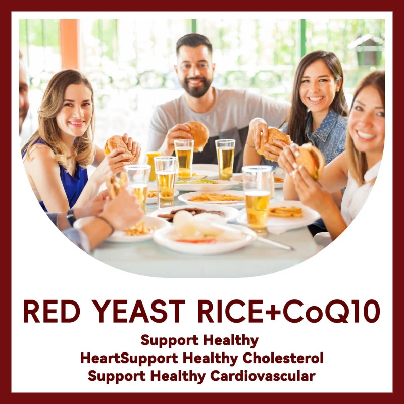 Atumom Arroz Levadura Roja Con Coq10 120 Cápsulas